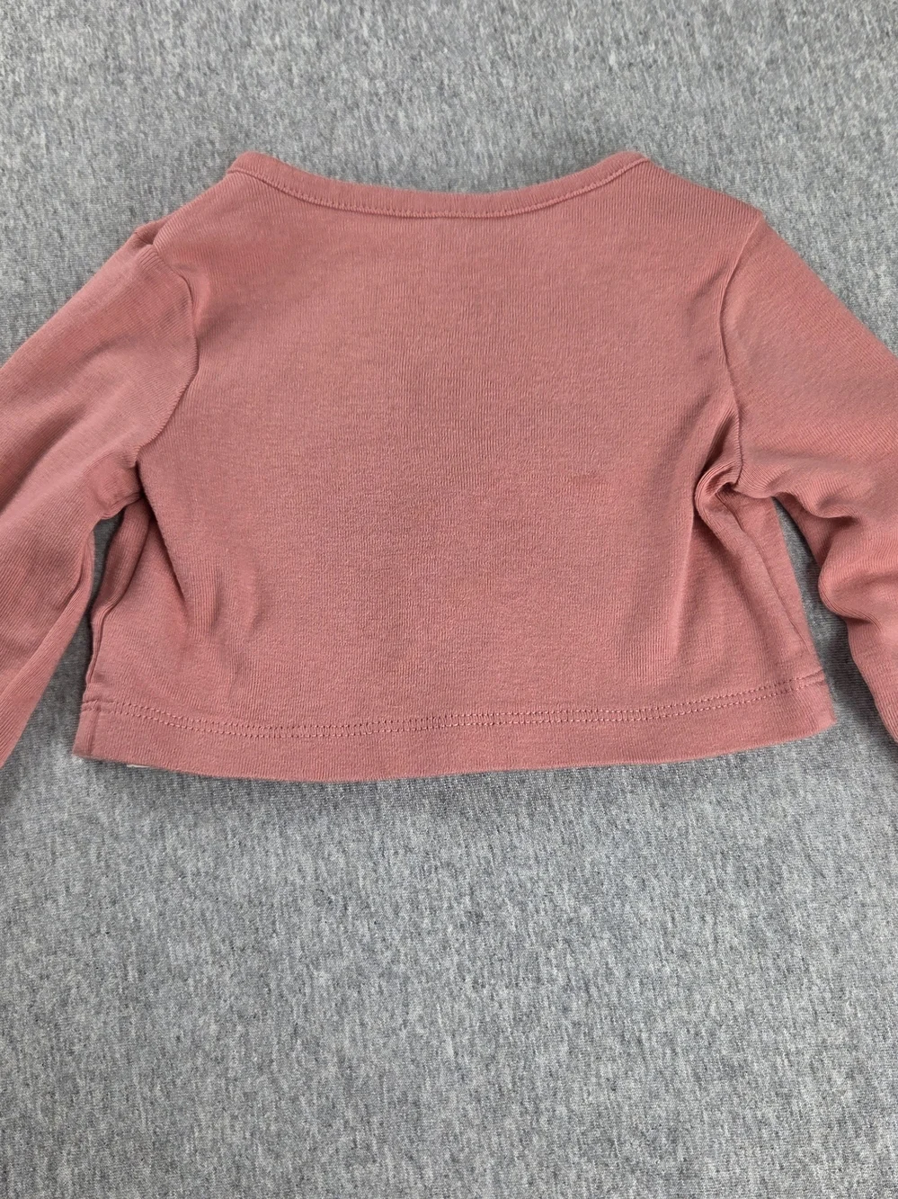 Carter's Light Orange Long-Sleeve Baby Cardigan  12 M